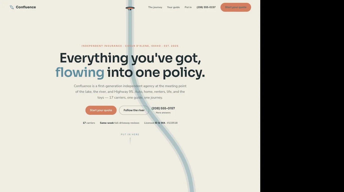 Confluence Insurance demo site